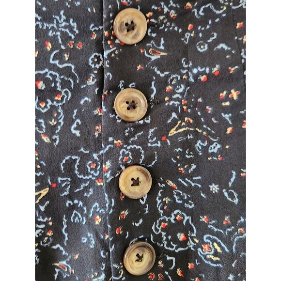 Nuon Women's size 26 Floral Wide Leg Casual Workwear Trouser Pant - Picture 6 of 9